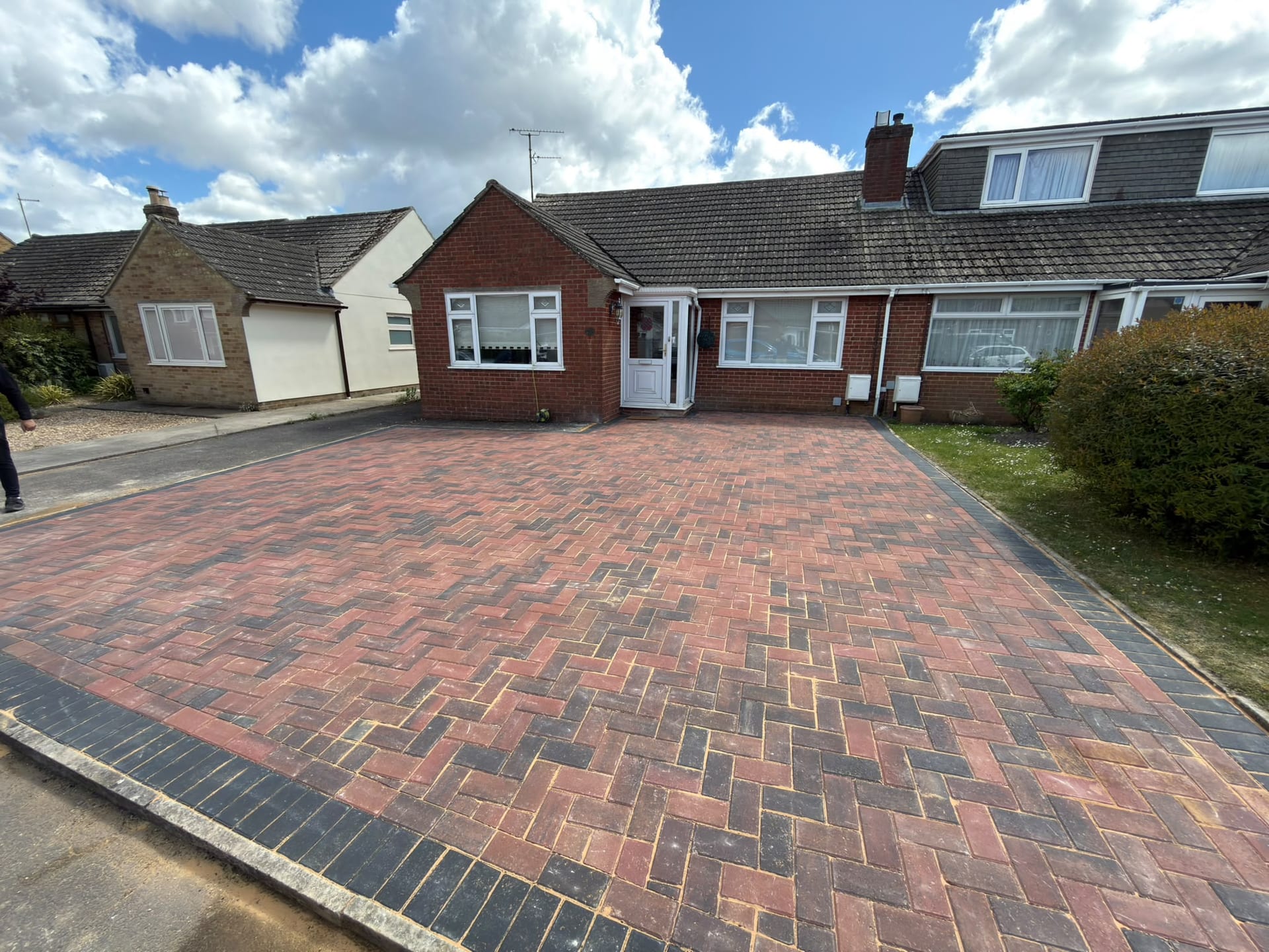 A gravel driveway completed by Trade Safe Paving
